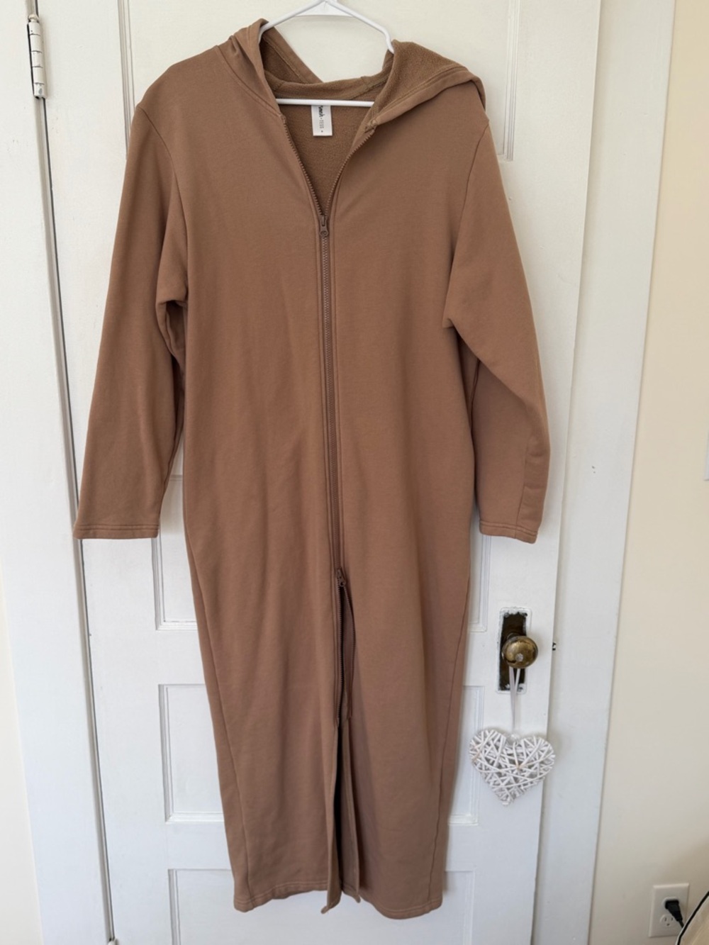 Tan Maxi Smash + Tess Hoodie dress
